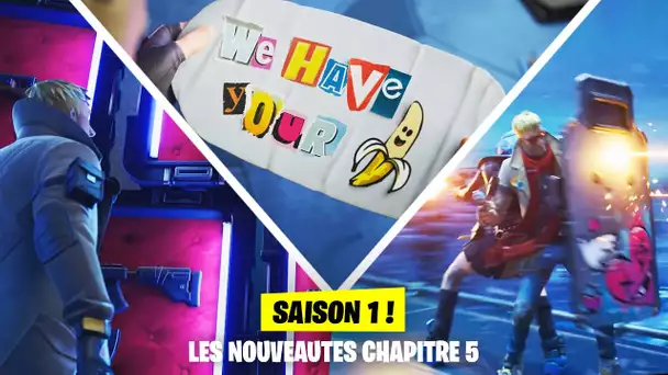 TOUTES LES NOUVEAUTES DE LA SAISON 1 CHAPITRE 5 ! (TRAIN EN MOUVEMENT, MODIF. DES ARMES, VILLES ...)