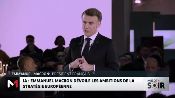 IA: Emmanuel Macron dévoile les ambitions de la stratégie européenne