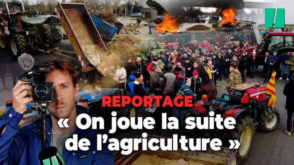 À Perpignan, on a suivi un blocage d’autoroute par des agriculteurs en colère