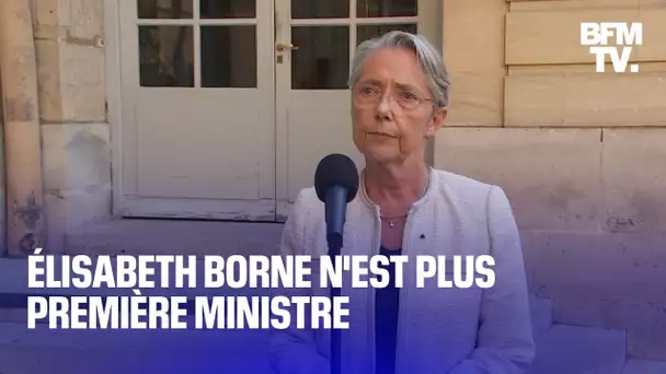 Élisabeth Borne a présenté la démission de son gouvernement à Emmanuel Macron qui l'a acceptée