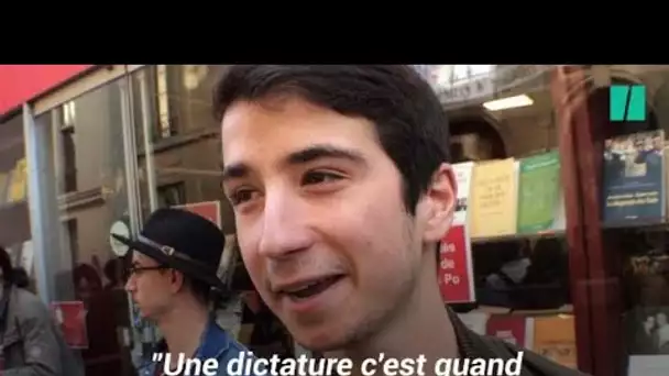 "Dictature macronienne", cet étudiant cite "OSS 117" pour protester contre le blocage de Sciences Po
