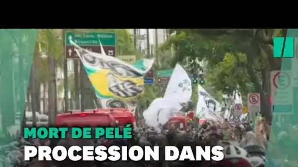Au Brésil, Pelé n’était pas seul pour sa dernière procession