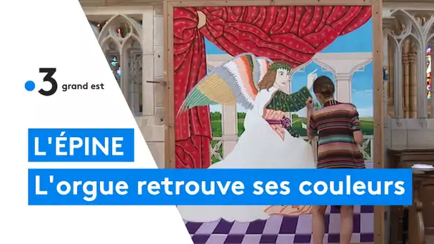 L'Épine : l'orgue retrouve ses couleurs