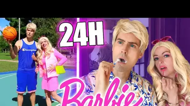 VIVRE COMME BARBIE ET KEN PENDANT UNE JOURNÉE - 24H CHALLENGE - HUBY