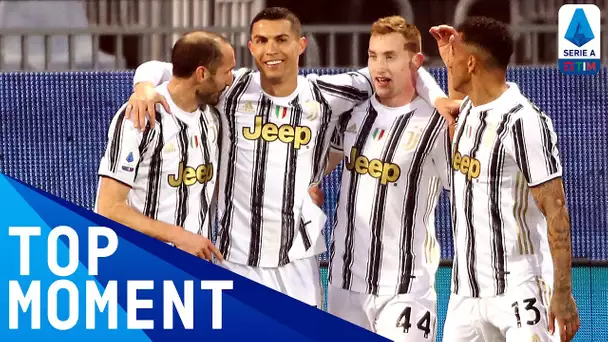 Ronaldo scores the second-fastest hat-trick of his career | Cagliari 1-3 Juventus | Serie A TIM