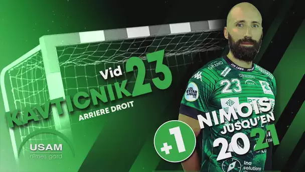 Nîmes : l'USAM recrute les handballeurs Vid Kavticnik et Quentin Minel pour la saison prochaine