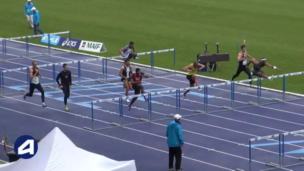 Villeneuve d&#039;Ascq 2019 : 110 m haies (Aurel Manga en 13&#039;&#039;59)