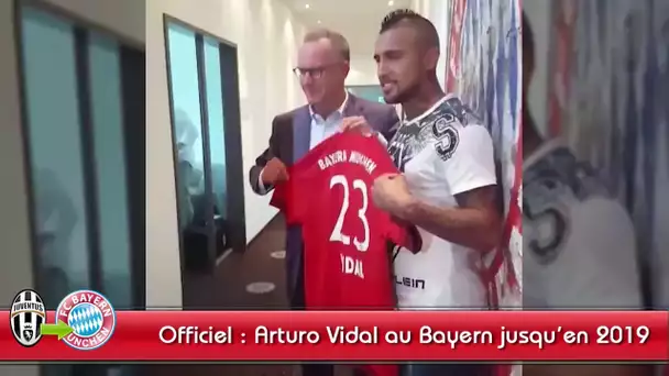Arturo Vidal au Bayern Munich, officiel