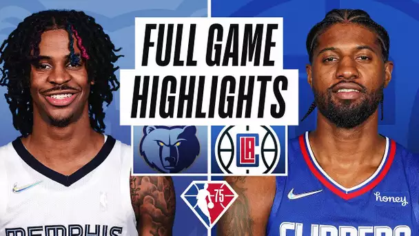 GRIZZLIES at CLIPPERS | FULL GAME HIGHLIGHTS | October 23, 2021