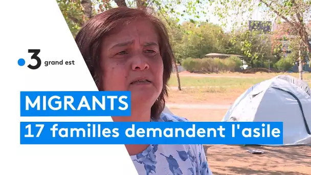 Des familles de migrants de retour dans un campement insalubre à Strasbourg