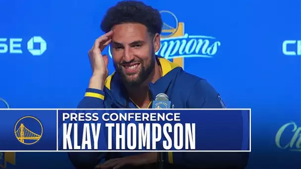 Klay Talks Offseason Work, Championship Drive, and the Italian Riviera | #NBAMediaDay