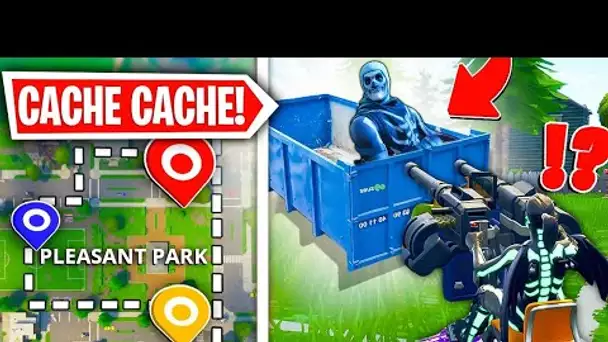 🔥LE CACHE CACHE LE PLUS WTF OÙ ON TRICHE AVEC LA TOURELLE !! Fortnite Terrain de Jeu