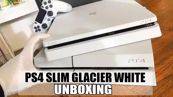 PS4 Slim Blanche Glacier White : notre UNBOXING complet !