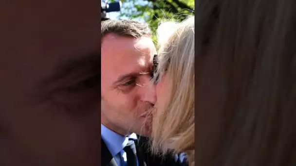 Brigitte Macron • French Kiss With Emmanuel Macron  • The Power Of Love #fashion #elegance #style
