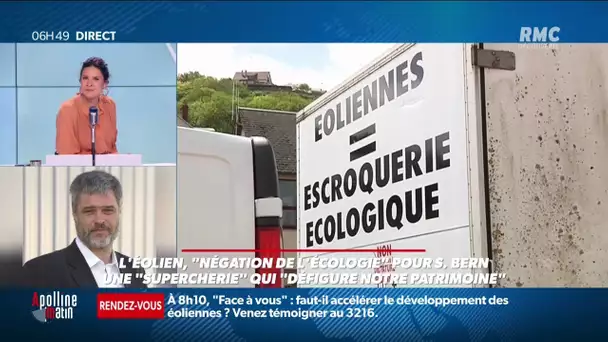 L'éolien, une "supercherie"? "Pas d'omelettes sans casser des oeufs", défend un constructeur