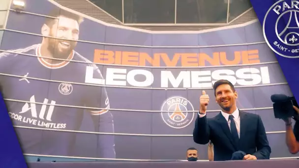 Leo Messi, notre nouveau 💎 #PSGxMESSI  ❤️💙