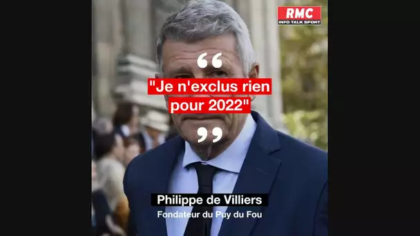 Philippe de Villiers sur RMC: "Je n'exclus rien pour 2022"