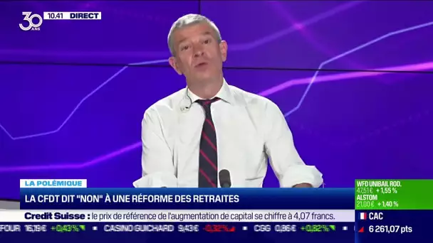 La CFDT dit "non" à une réforme des retraites