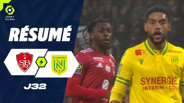 STADE BRESTOIS 29 - FC NANTES (0 - 0) - Résumé - (SB29 - FCN) / 2023/2024