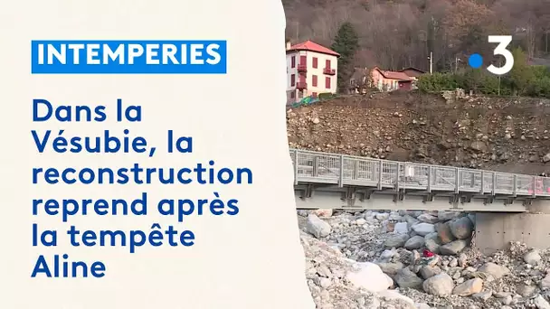 Dans la Vésubie, la reconstruction reprend après la tempête Aline