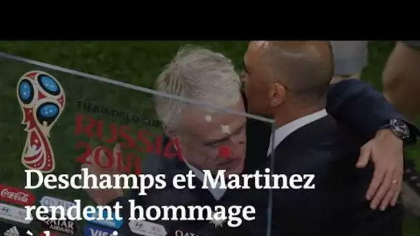 France-Belgique : l'hommage de Deschamps et Martinez