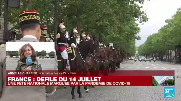 14 juillet en France : Emmanuel Macron arrive pour le défilé • FRANCE 24