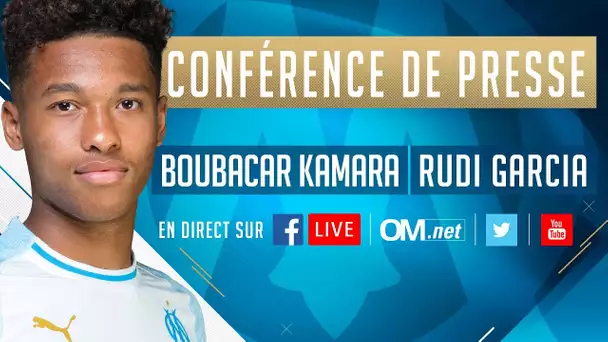 OM - Reims | La Conférence de Boubacar Kamara et Rudi Garcia