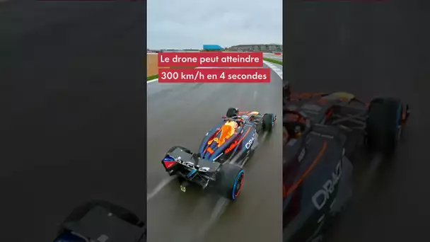 Un drone à 350 km/h survole la F1 de Max Verstappen