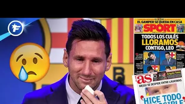 Les adieux larmoyants de Lionel Messi bouleversent la presse européenne | Revue de presse