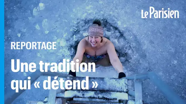 En pleine vague de froid, ces Suédoises se baignent dans l'eau glacée par -16°C