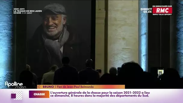 Mort de Jean-Paul Belmondo: "Je suis arrivé à 2h du matin pour pouvoir assister à la messe"