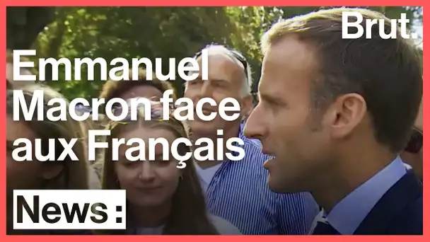 Emmanuel Macron face aux Français