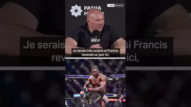 👀 White ne croit pas à un retour de Francis Ngannou #shorts