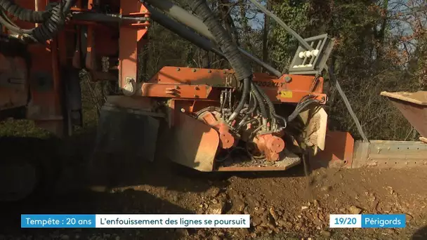 L'enfouissement des lignes électriques en Dordogne