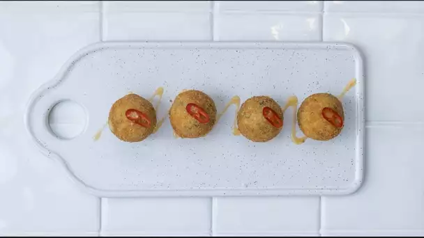 RECETTE #13 - Croquettes de canard, sauce Kaki pimenté - Fabrice Mignot