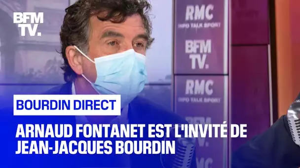 Arnaud Fontanet face à Jean-Jacques Bourdin en direct