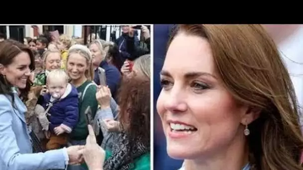 Kate a été félicitée pour sa gestion du chahuteur d'Irlande du Nord – "Comme un champion!"