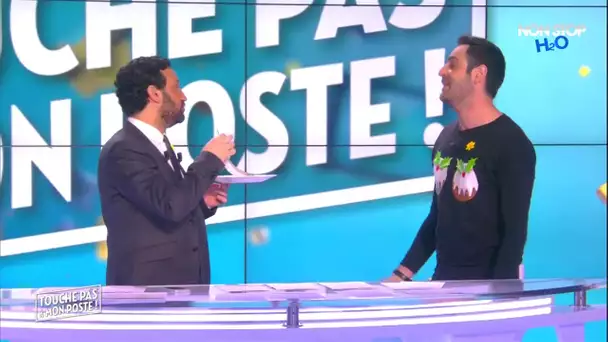 Cyril Hanouna et Camille Combal se passent un poisson de bouche en bouche