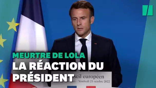 L’émotion d’Emmanuel Macron qui réagit pour la première fois au meurtre de Lola