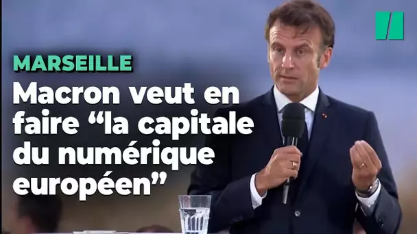 Macron veut faire de Marseille la “capitale du numérique européen”