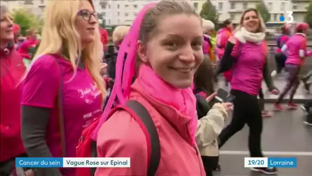 Octobre Rose: près de 4500 personnes contre le cancer du sein à Epinalal