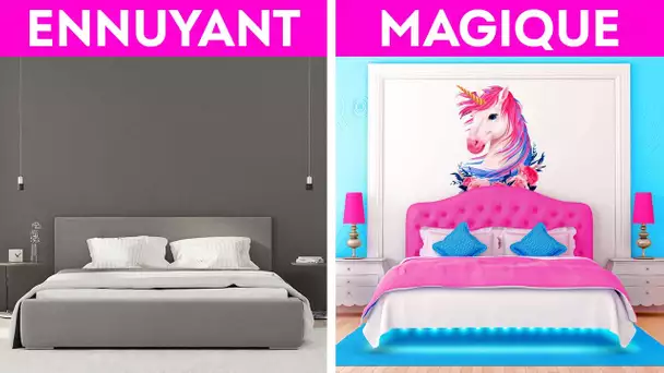 INCROYABLE TRANSFORMATION D'UNE CHAMBRE || IDÉES DE DÉCORS BON MARCHÉ