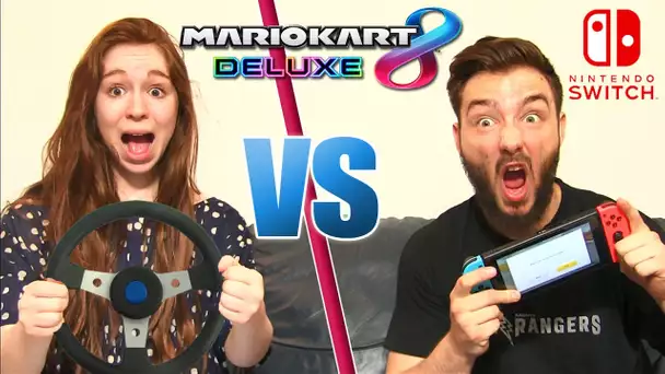 MARIO KART DELUXE 8 CHALLENGE en COUPLE ! DISPUTE et FAIL !