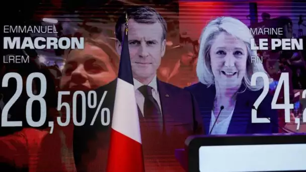 Emmanuel Macron et Marine Le Pen sont les deux candidats au second tour