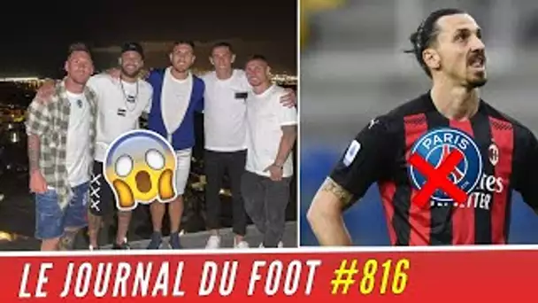 La fête de MESSI avec les stars du PSG rend fou le BARÇA, IBRAHIMOVIC snobé par LEONARDO