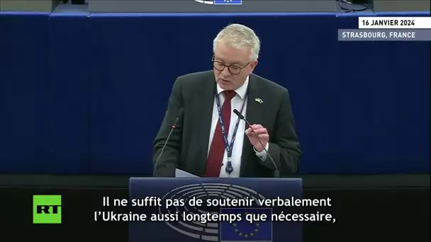 Un député allemand au Parlement européen appelle à soutenir Kiev quoi qu'il en coûte