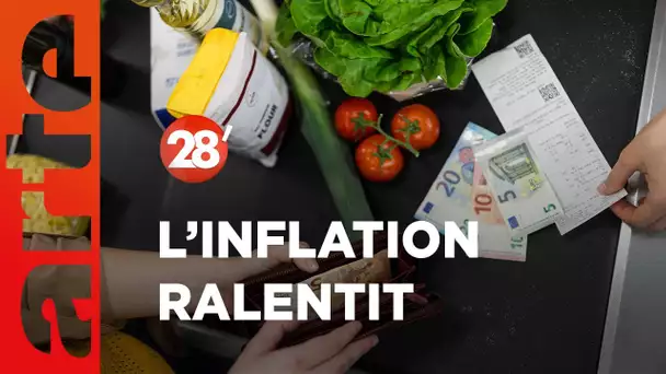 L’inflation ralentit : bientôt le bout du tunnel pour la hausse des prix ? - 28 Minutes - ARTE