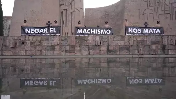 Madrid : des militantes Femen protestent contre «la pandémie de machisme»