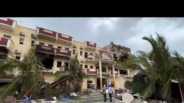 Une semaine après l'attentat en Somalie, l'hôtel Hayat en ruine ne peut panser ses plaies
