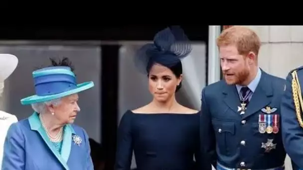 Des panneaux «clairs» expliquent la relation de Queen avec Harry et Meghan au milieu de la rangée «d